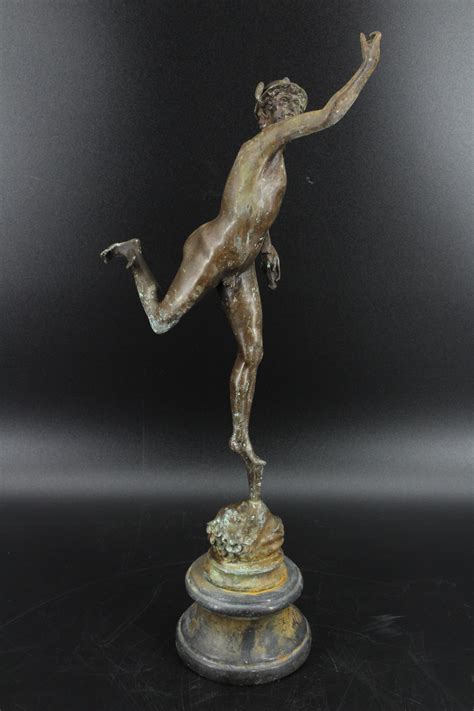 hermes antwerpen skulpture|bronze statuette Hermes.